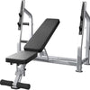 Weight Bench Press Station - Olympic Powerlifting Equipment - 700Lbs Capacity 2.0Mm Heavy-Duty Steel Frame Incline/Flat Bench Press Rack