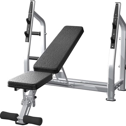 Weight Bench Press Station - Olympic Powerlifting Equipment - 700Lbs Capacity 2.0Mm Heavy-Duty Steel Frame Incline/Flat Bench Press Rack