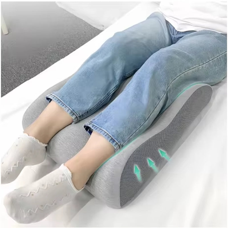 Ergonomic Memory Foam Leg Foot Raiser Pillow Support Cushion Foot Stress Relief Cushion Massage Support Body Pillow for Pregnant