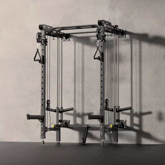 F35 All-In-One Home Gym Wall-Mount Folding Power Rack