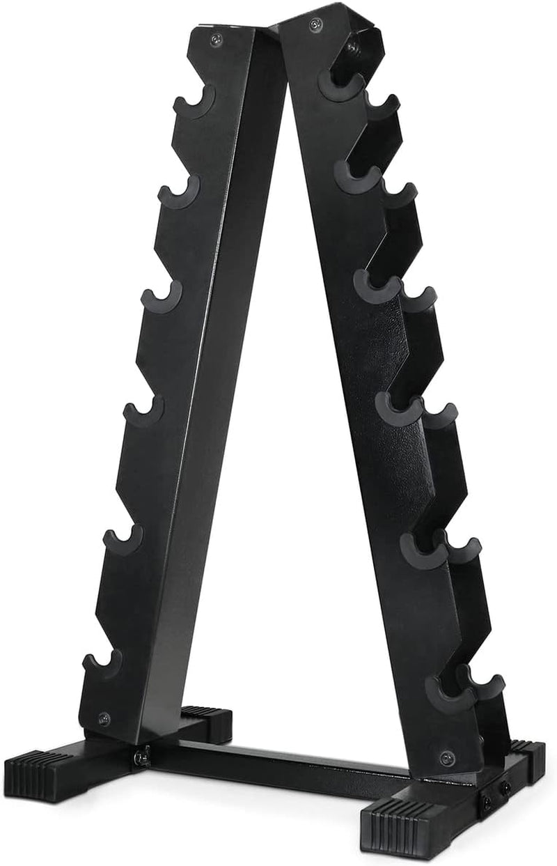 Dumbbell Rack, Heavy Duty A-Frame Dumbbell Stand, Steel Dumbbell Holder, Dumbbell Weight Storage Rack for Dumbbell Storage Solution, RACK ONLY, Multiple Sizes Options