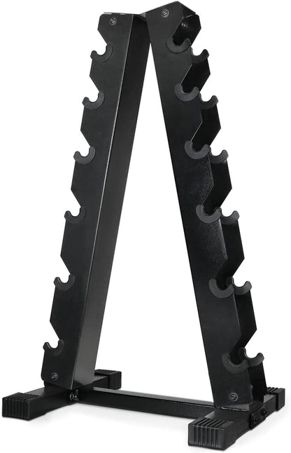 Dumbbell Rack, Heavy Duty A-Frame Dumbbell Stand, Steel Dumbbell Holder, Dumbbell Weight Storage Rack for Dumbbell Storage Solution, RACK ONLY, Multiple Sizes Options