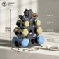 Dumbbell Rack 4-Tier Weight Stand Home Gym Dumbbell Storage Weight Tree Holde...