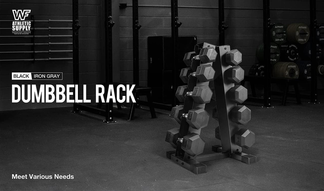 Dumbbell Rack, Heavy Duty A-Frame Dumbbell Stand, Steel Dumbbell Holder, Dumbbell Weight Storage Rack for Dumbbell Storage Solution, RACK ONLY, Multiple Sizes Options