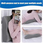 Ergonomic Memory Foam Leg Foot Raiser Pillow Support Cushion Foot Stress Relief Cushion Massage Support Body Pillow for Pregnant