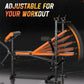 Weight Bench,Multi-Function Strength Training Bench Press Exercise Equipment, 6 in 1 Adjustable Weight Bench with Leg Extension,For Home Gym 600LBS