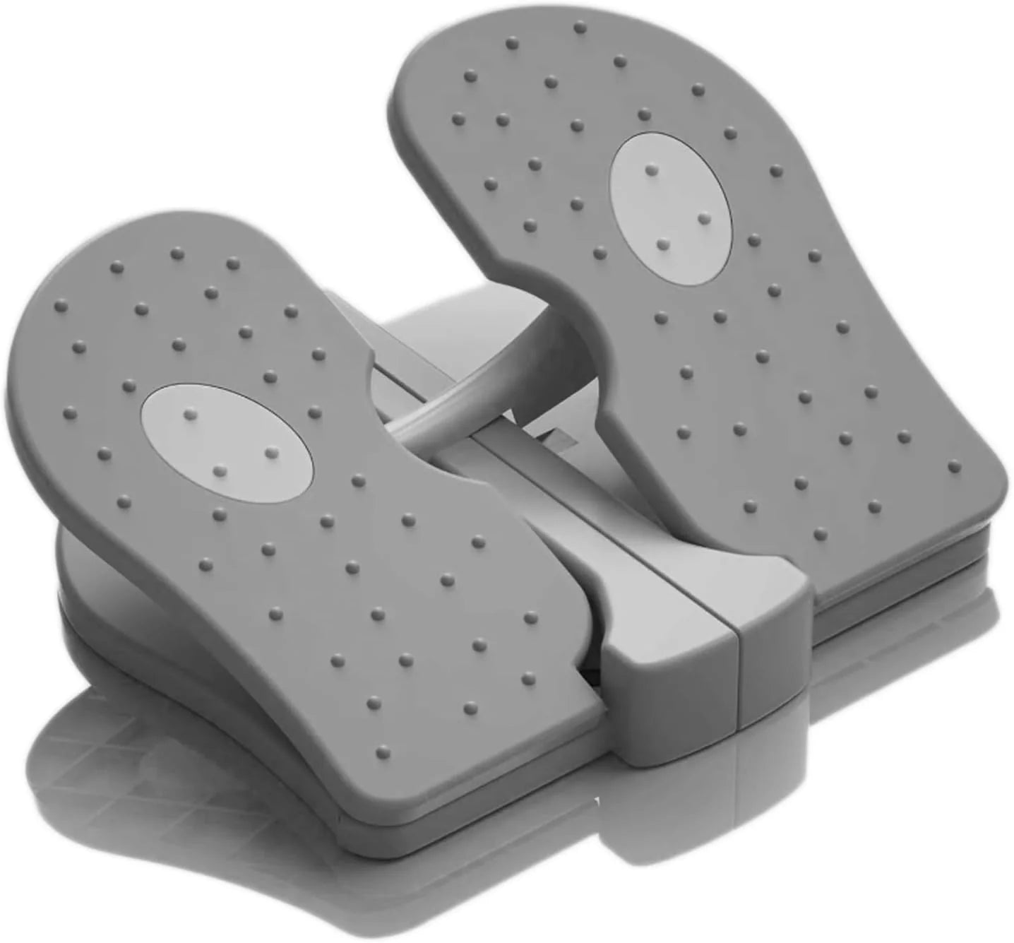 Mini Foldable Leg Exerciser Portable Foot Pedal Exercise Machine under Desk Stepper Exercising Leg Muscles Physical Therapy Leg Exercise Relieves Varicose Veins at Home Office