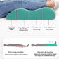 Ergonomic Memory Foam Leg Foot Raiser Pillow Support Cushion Foot Stress Relief Cushion Massage Support Body Pillow for Pregnant