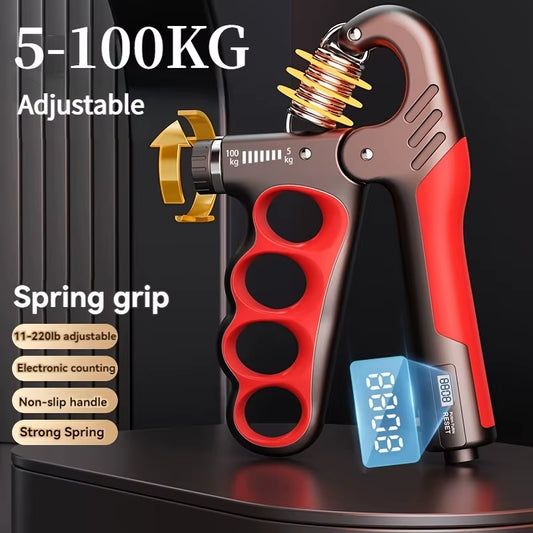 5-100Kg Grip Strength Gym Wrist Expander Hand Strengthener Adjustable Muscle Recovery Fitness Hand Strength Exercise