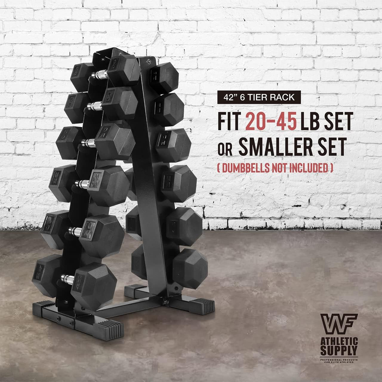 Dumbbell Rack, Heavy Duty A-Frame Dumbbell Stand, Steel Dumbbell Holder, Dumbbell Weight Storage Rack for Dumbbell Storage Solution, RACK ONLY, Multiple Sizes Options