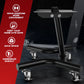 Dumbbell Rack Adjustable Dumbbell Stand with Lockable Wheels, Weight Rack with Safety Belt Dumbbell Storage Stand Holder for Home Gym
