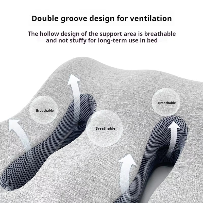Ergonomic Memory Foam Leg Foot Raiser Pillow Support Cushion Foot Stress Relief Cushion Massage Support Body Pillow for Pregnant