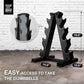 Dumbbell Rack, Heavy Duty A-Frame Dumbbell Stand, Steel Dumbbell Holder, Dumbbell Weight Storage Rack for Dumbbell Storage Solution, RACK ONLY, Multiple Sizes Options