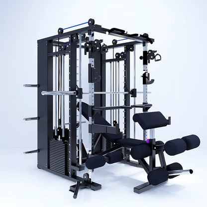 Commercial All in One Power Rack Gym Fitness Equipment Multi Functional Smith Squat Rack Machine for Home Use