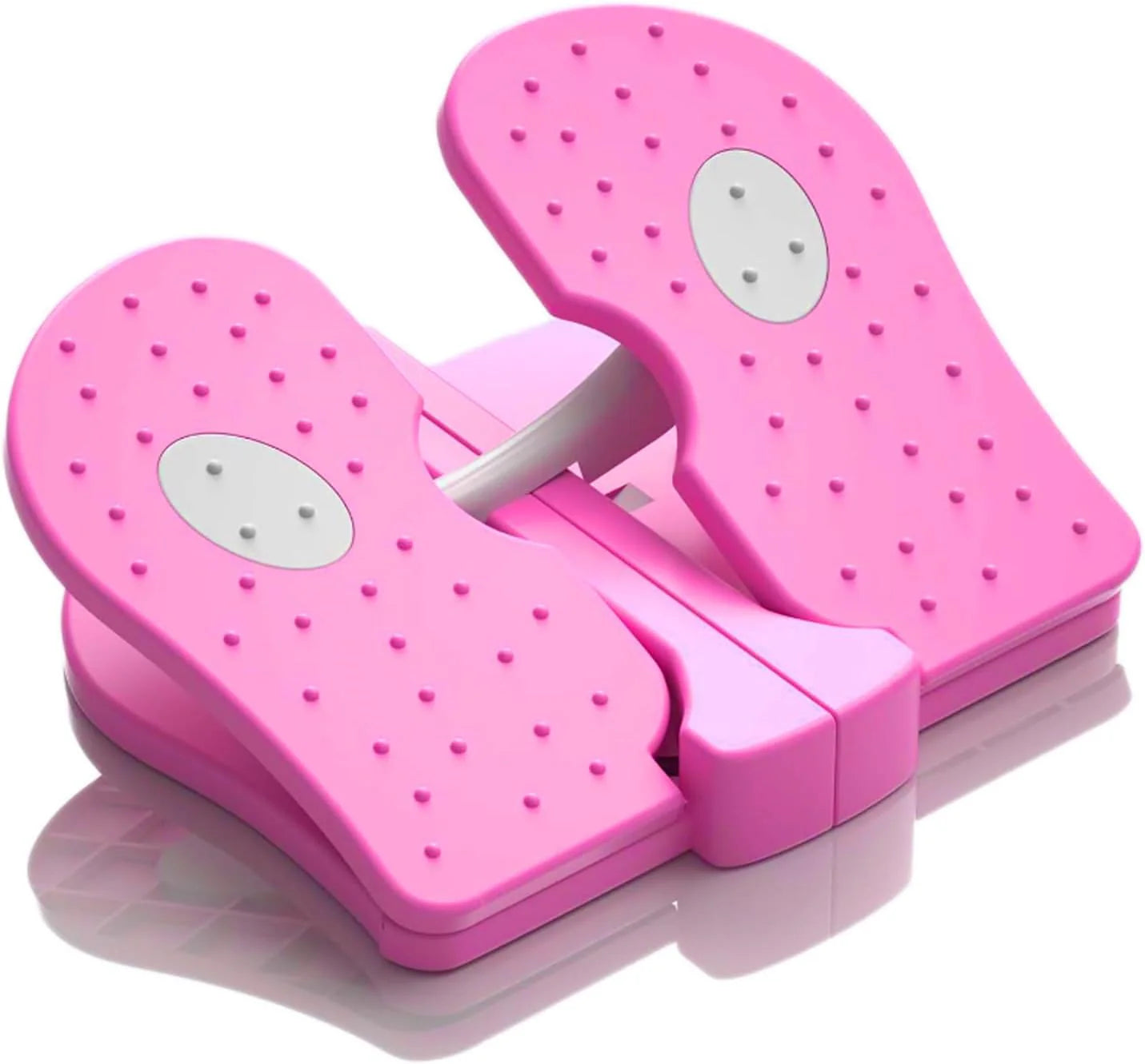 Mini Foldable Leg Exerciser Portable Foot Pedal Exercise Machine under Desk Stepper Exercising Leg Muscles Physical Therapy Leg Exercise Relieves Varicose Veins at Home Office